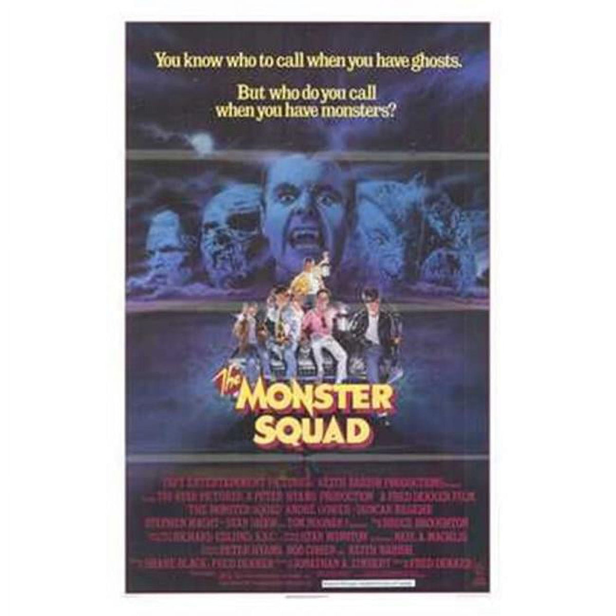 The Monster Squad Movie Poster 11x17 print showcasing cult classic characters.