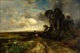 Bringing Home the Cattle coastal Florida art print by Thomas Moran.