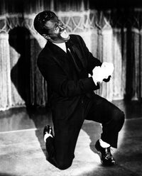 The Jolson Story photo print featuring Larry Parks in classic cinema.