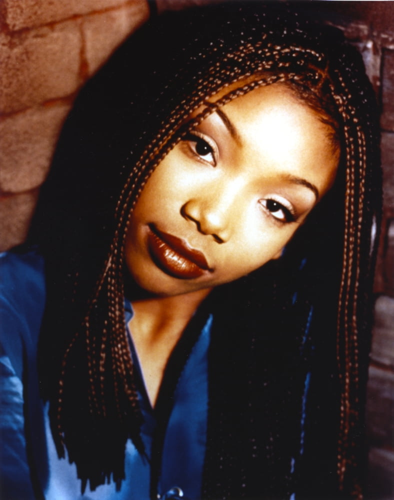 Brandy close-up portrait photo print featuring her dread hairstyle.
