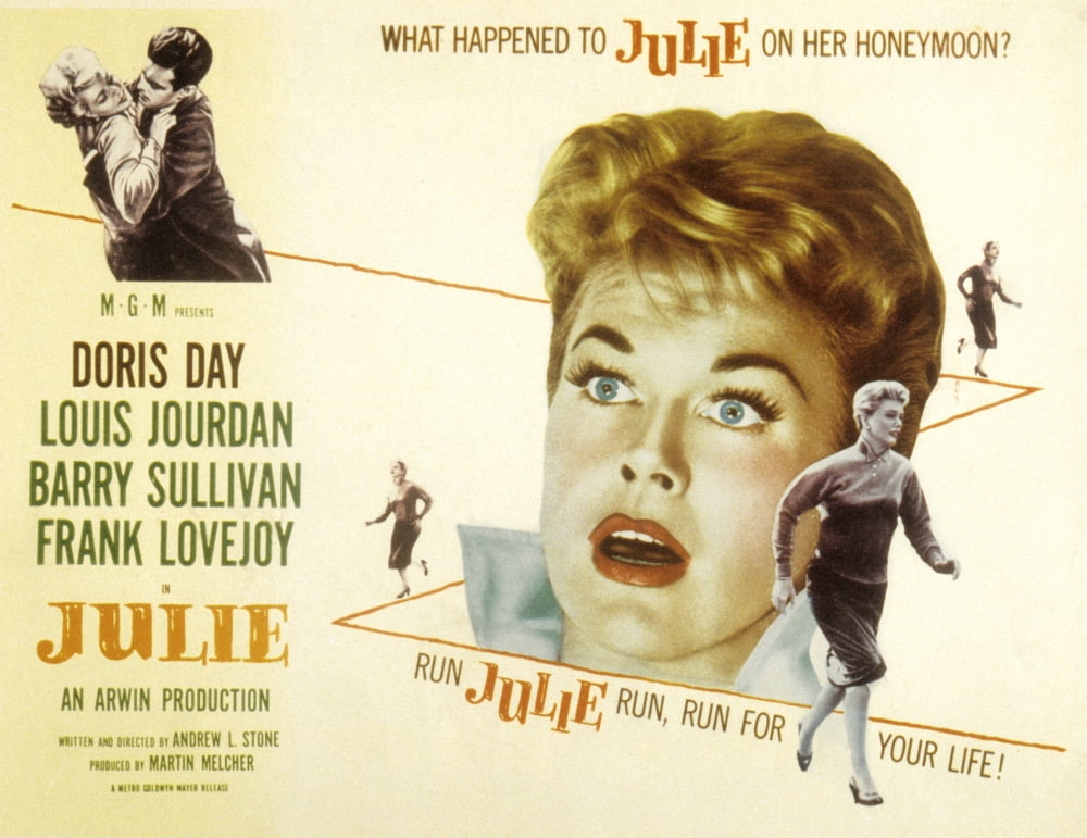 Doris Day and Louis Jourdan Movie Masterprint Poster
