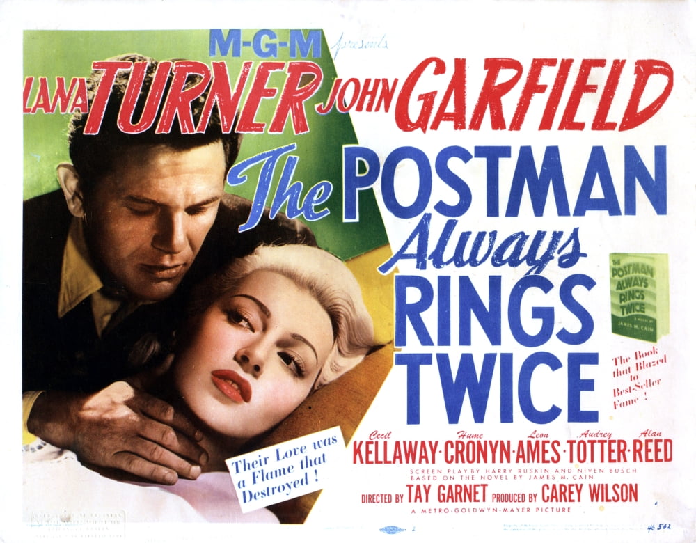 The Postman Always Rings Twice photo print showcasing classic cinema