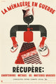 La Menagere en Guerre Poster Print showcasing resilience and strength.