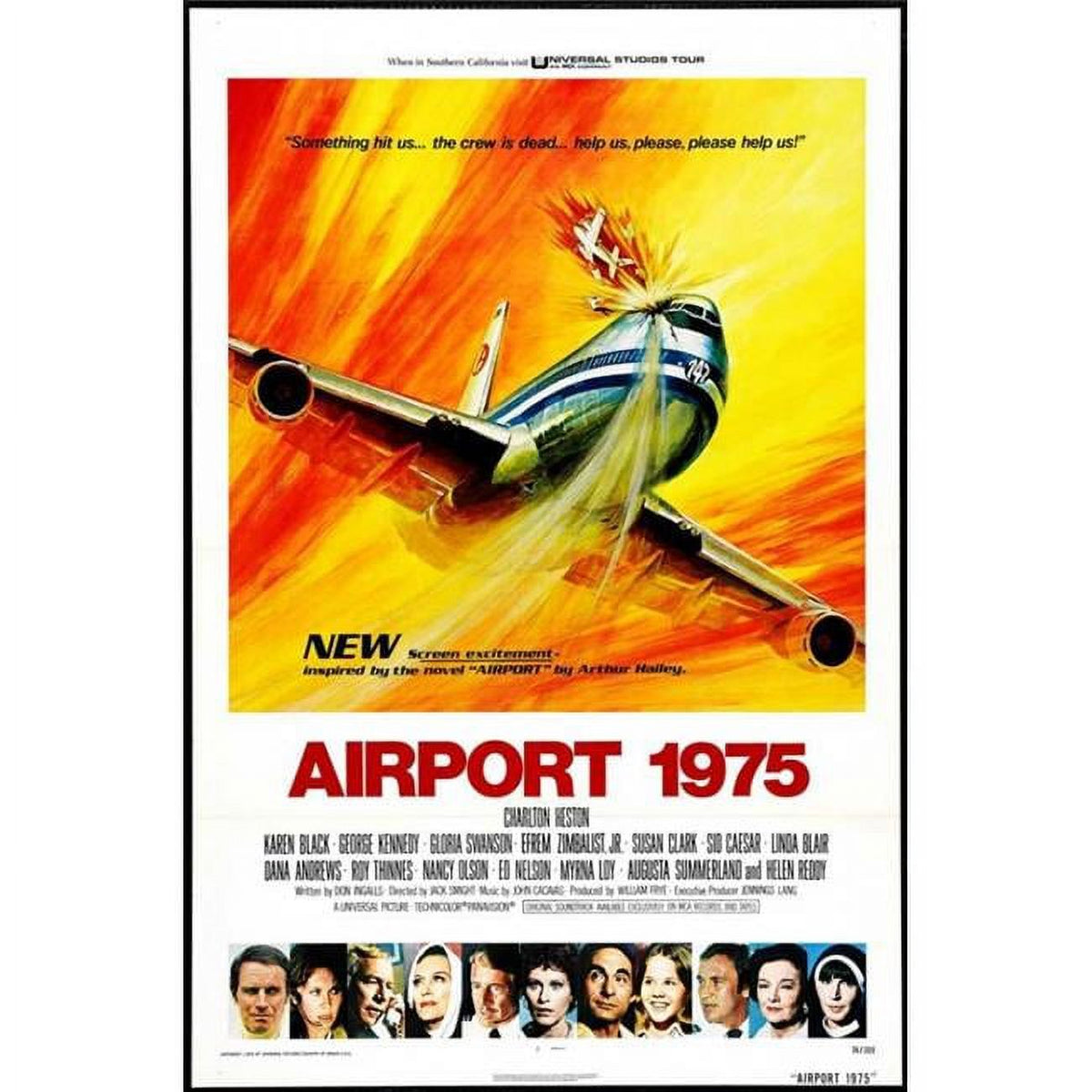 Airport 1975 Movie Poster Print 27x40 - Classic Cinema Art