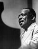 Count Basie iconic jazz photo print showcasing the legendary musician.