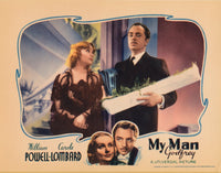 My Man Godfrey lobby card poster print featuring Carole Lombard and William Powell