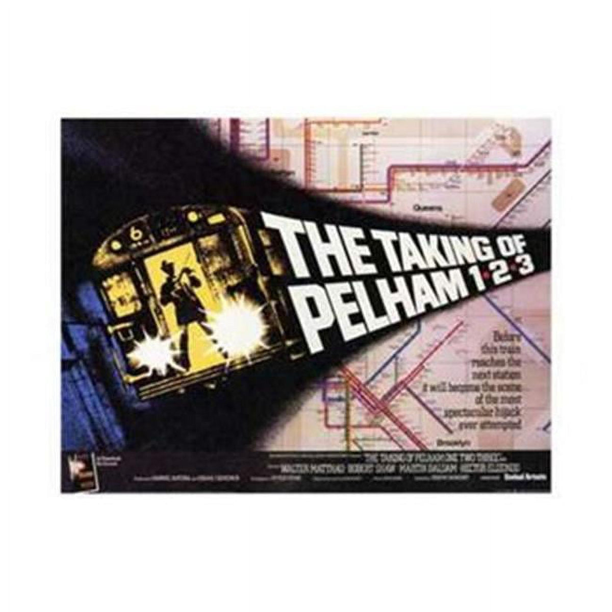The Taking of Pelham One Two Three movie poster 17x11
