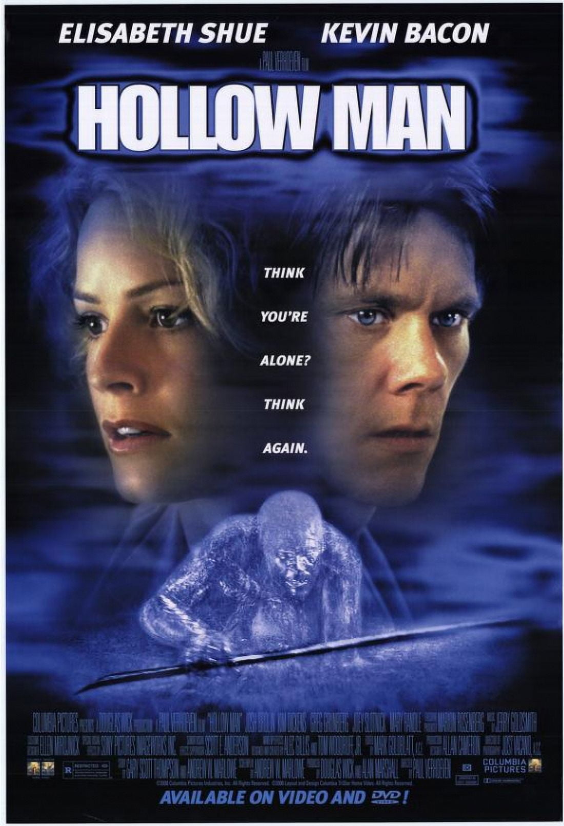 The Hollow Man Movie Poster 11x17 print showcasing eerie film visuals.