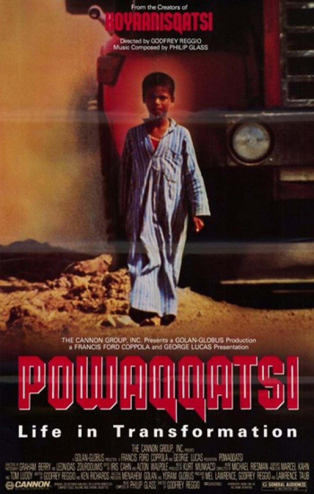 Powaqqatsi Life in Transformation Movie Poster 11x17