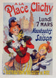A la Place Clichy poster print by René Péan showcasing the vibrant charm of Paris.