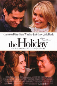 The Holiday Movie Poster featuring festive scenes from the classic film.