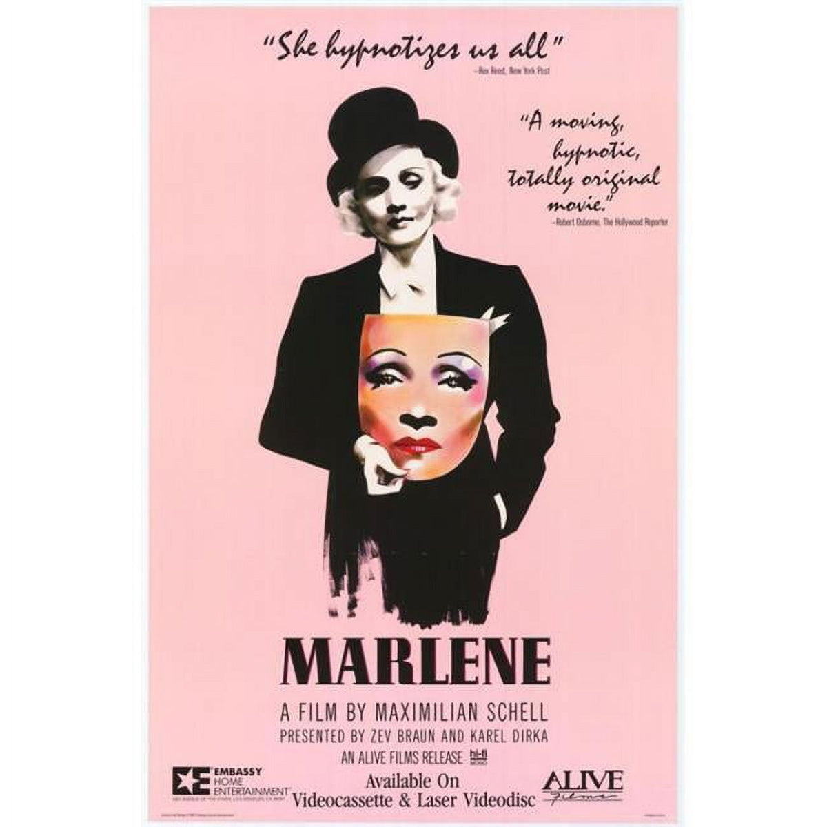 Marlene Movie Poster Print 27x40 inches - Classic cinema art.