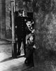 The Kid 1921 photo print featuring Charlie Chaplin and Jackie Coogan
