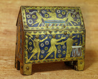 Reliquary of St poster print, English art on premium paper.