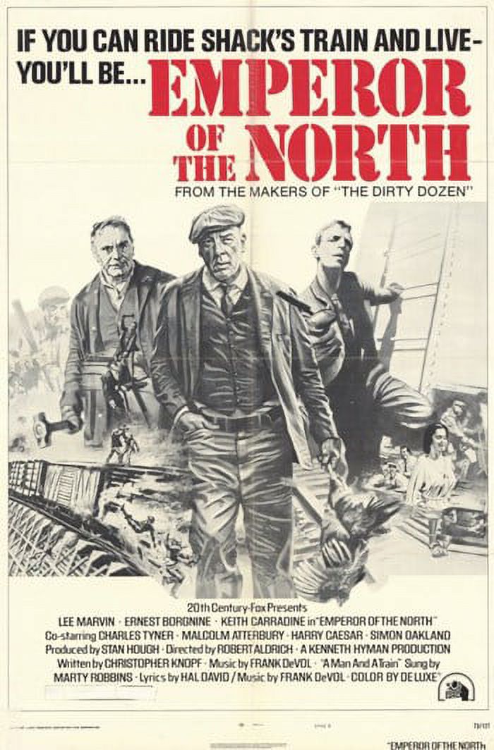 Emperor of the North Pole movie poster in 11x17 size.