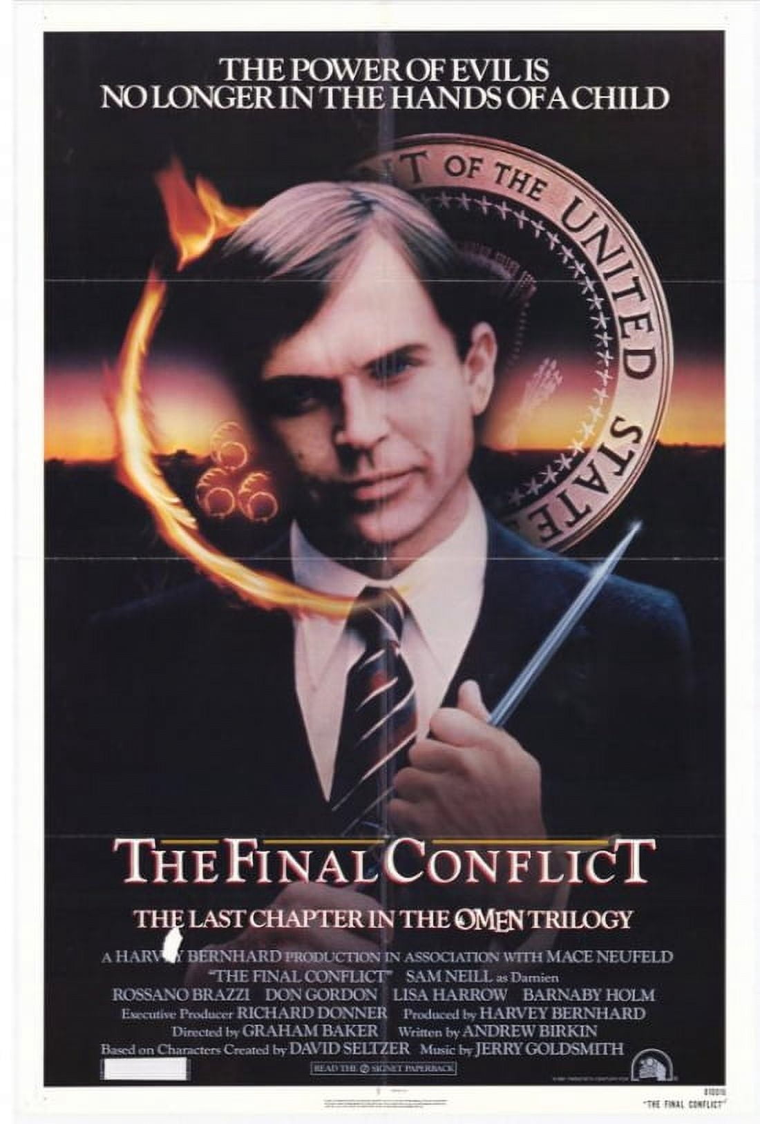 Omen 3: The Final Conflict movie poster print 27x40 inches.