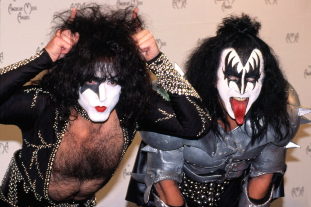 Paul Stanley and Gene Simmons of Kiss at The American Music Awards Print