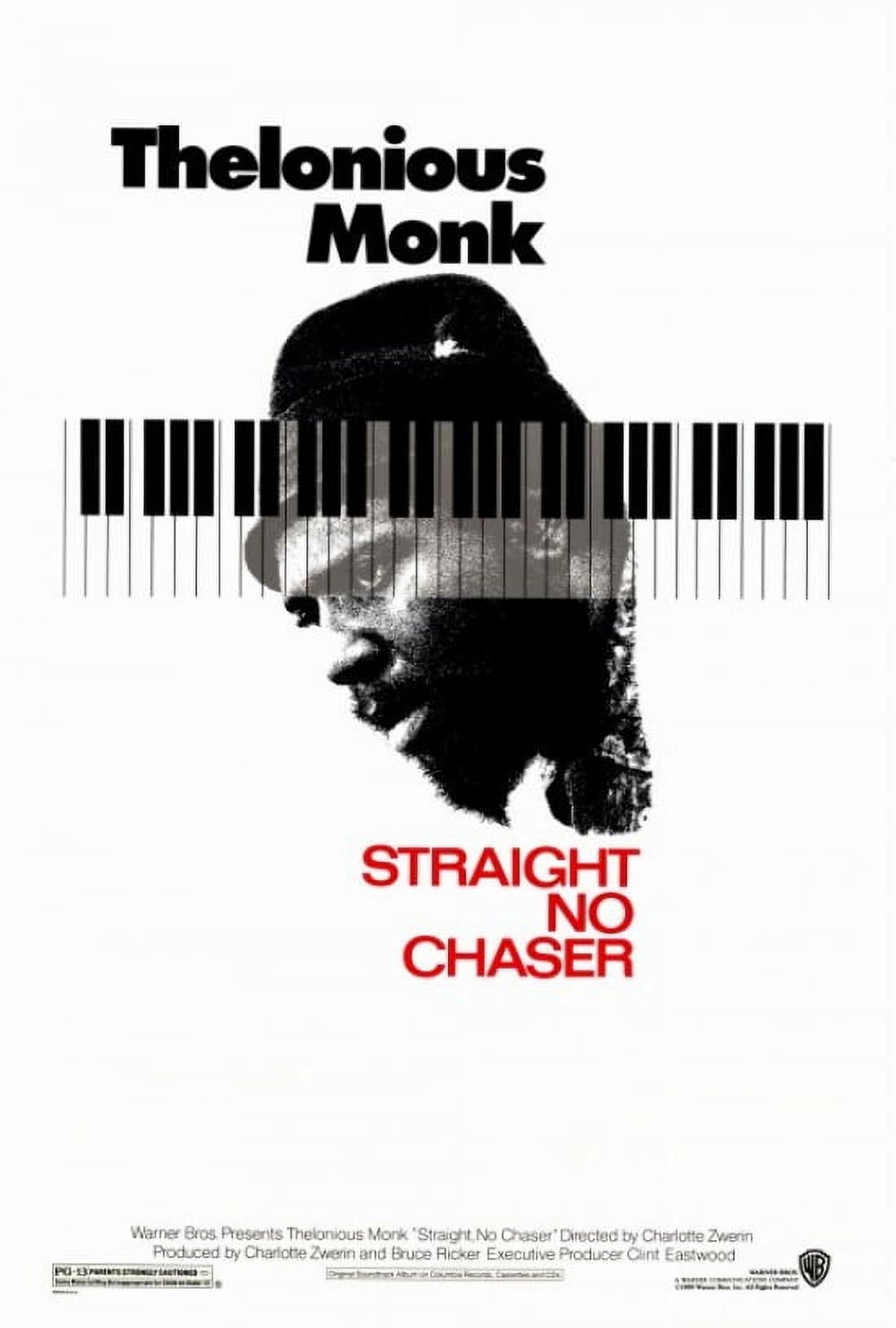 Thelonious Monk Straight No Chaser Movie Poster Print