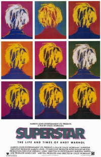 Superstar: The Life and Times of Andy Warhol movie poster in 11x17