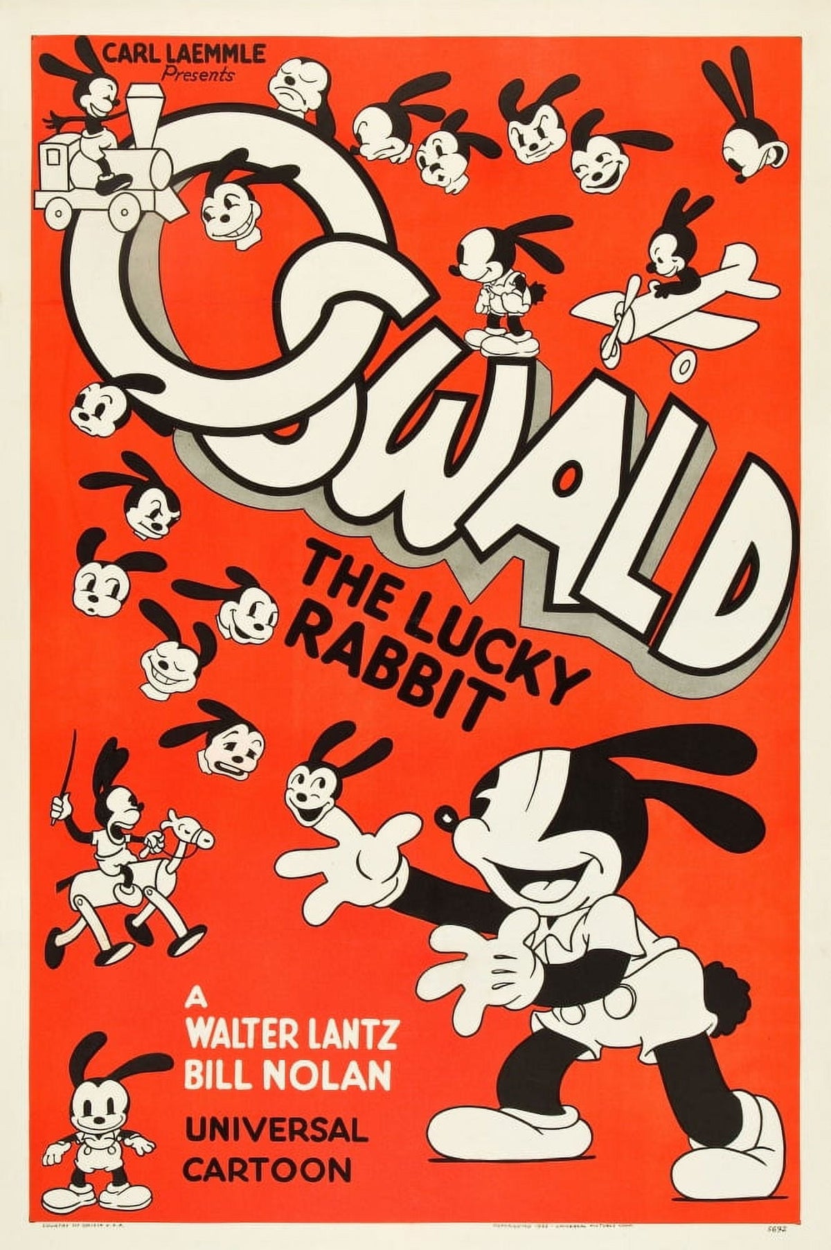 Oswald the Lucky Rabbit 1935 Movie Masterprint Poster Print