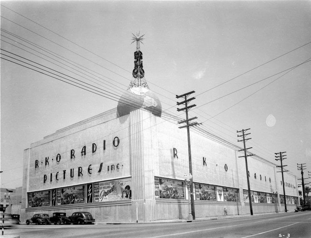 RKO Pictures Studio Photo Print showcasing classic Hollywood film studio.