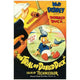 The Trial of Donald Duck Movie Poster Print featuring Donald Duck in a courtroom scene.