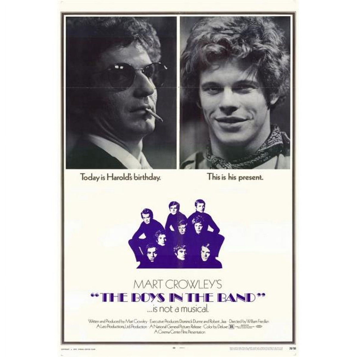 The Boys in the Band Movie Poster Print 27x40