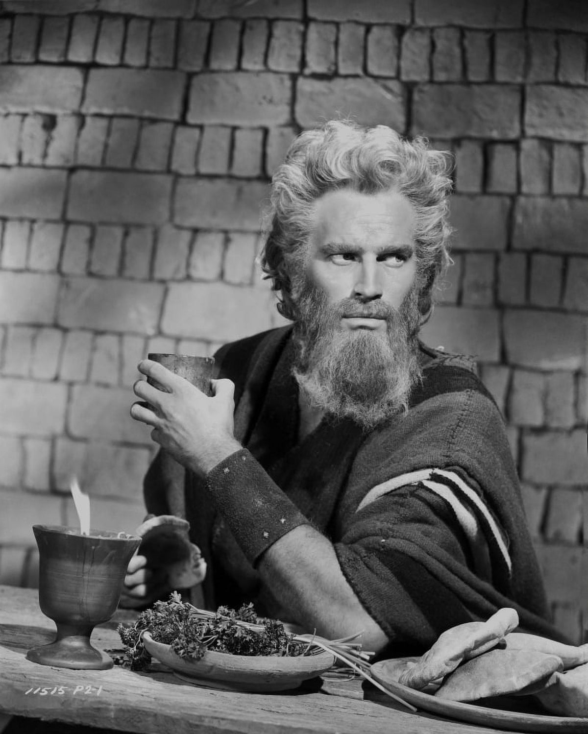 Photo print of a scene from The Ten Commandments movie, available in various sizes.