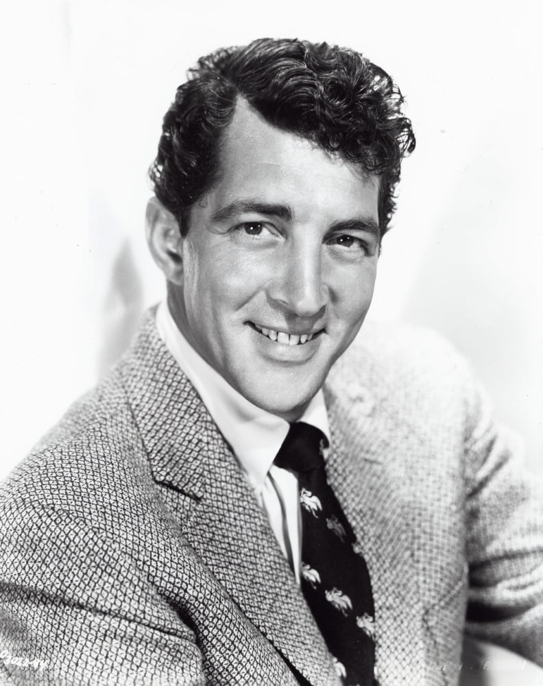 Dean Martin smiling photo print showcasing classic Hollywood charm.
