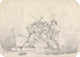 Three Men in Seventeenth Century Dress Engaged in a Sword Fight Poster Print