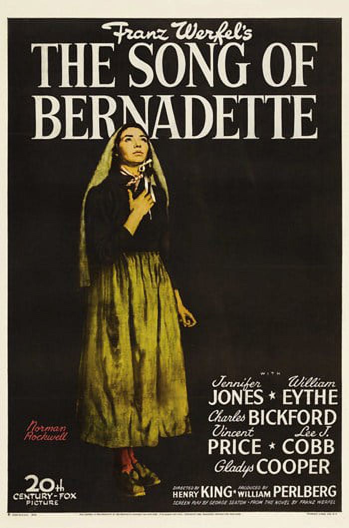 The Song of Bernadette movie poster 11x17 print