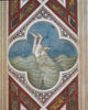 Whale poster print depicting Jonah being swallowed by The Big Fish in vivid colors.