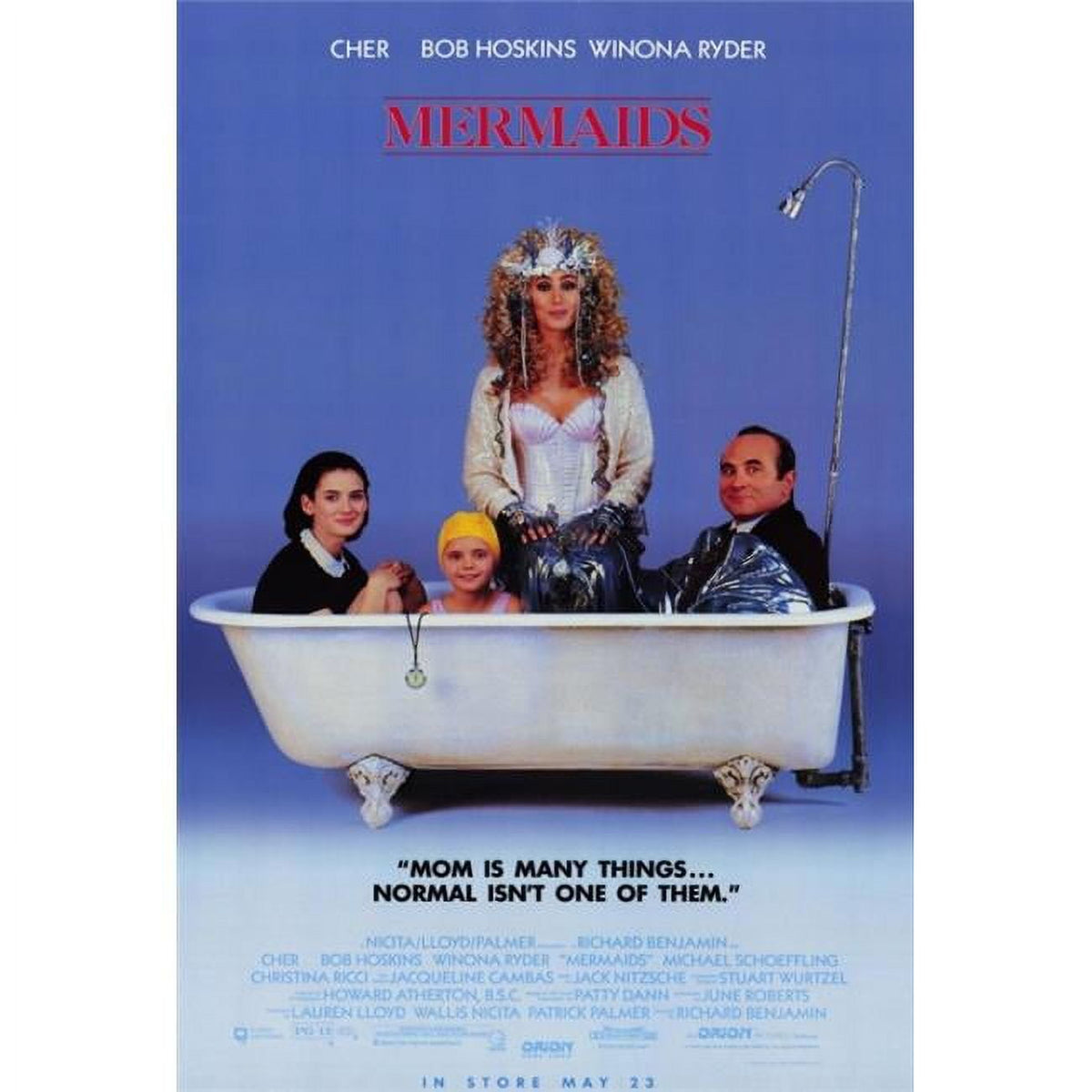 Mermaids Movie Poster Print 27x40 - Enchanting sea fantasy art.