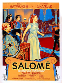 Salome Movie Masterprint featuring Charles Laughton and Rita Hayworth, 1953.