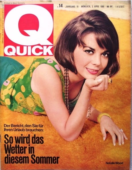Natalie Wood Quick Magazine Cover Photo Print 8x10