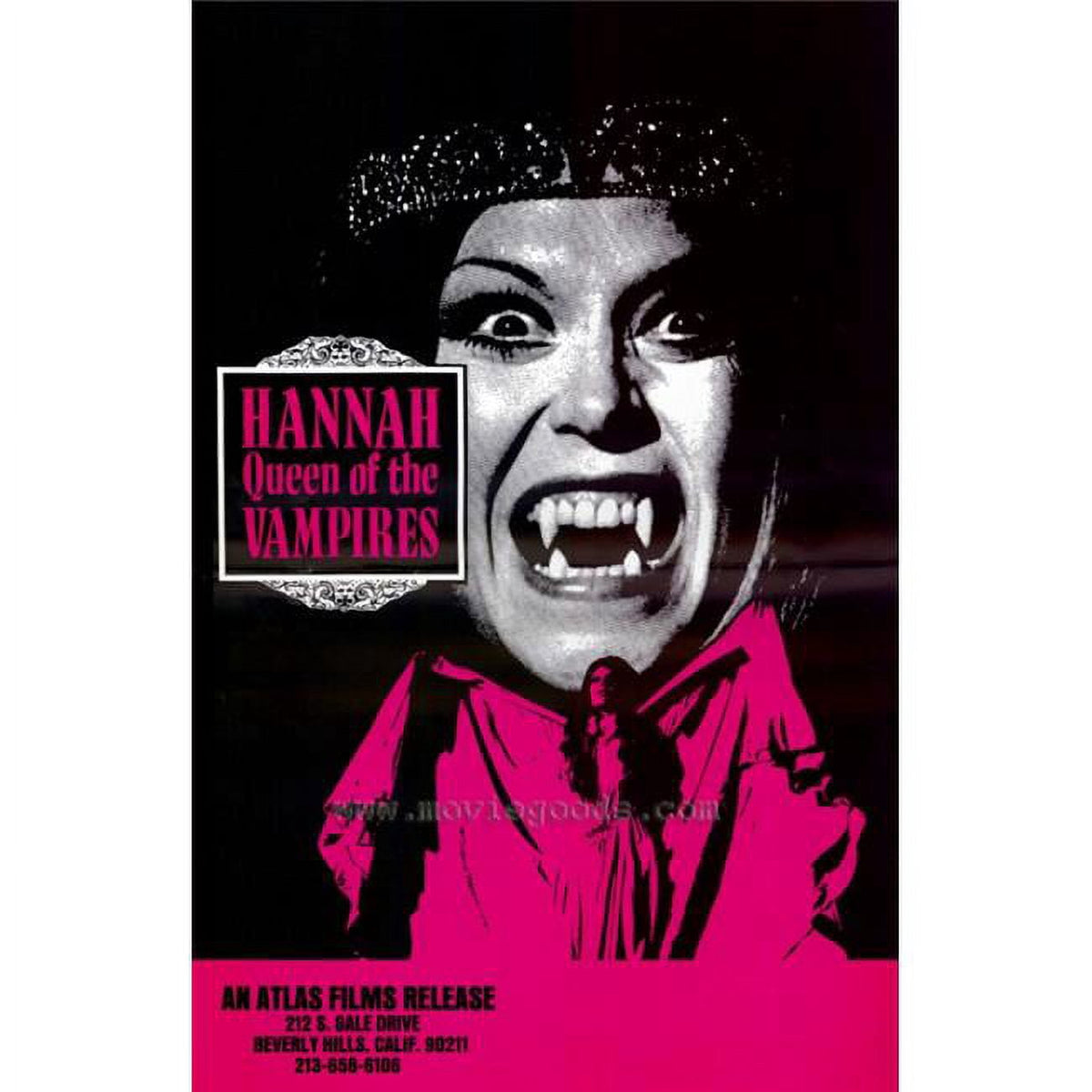 Hannah: Queen of the Vampires movie poster print in 27x40 size.