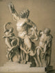 Laocoon Group Study Poster Print showcasing classical art details.