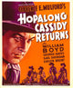 Hopalong Cassidy Returns movie masterprint poster featuring William Boyd