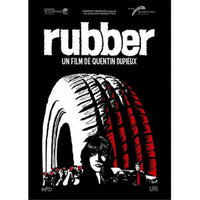 Rubber Movie Poster in 11x17 size featuring a unique design.