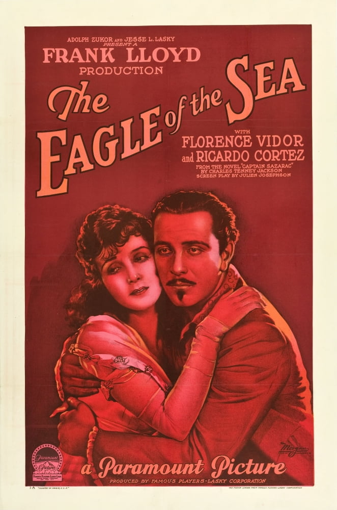 The Eagle of the Sea 1926 Movie Masterprint Poster featuring Florence Vidor and Ricardo Cortez