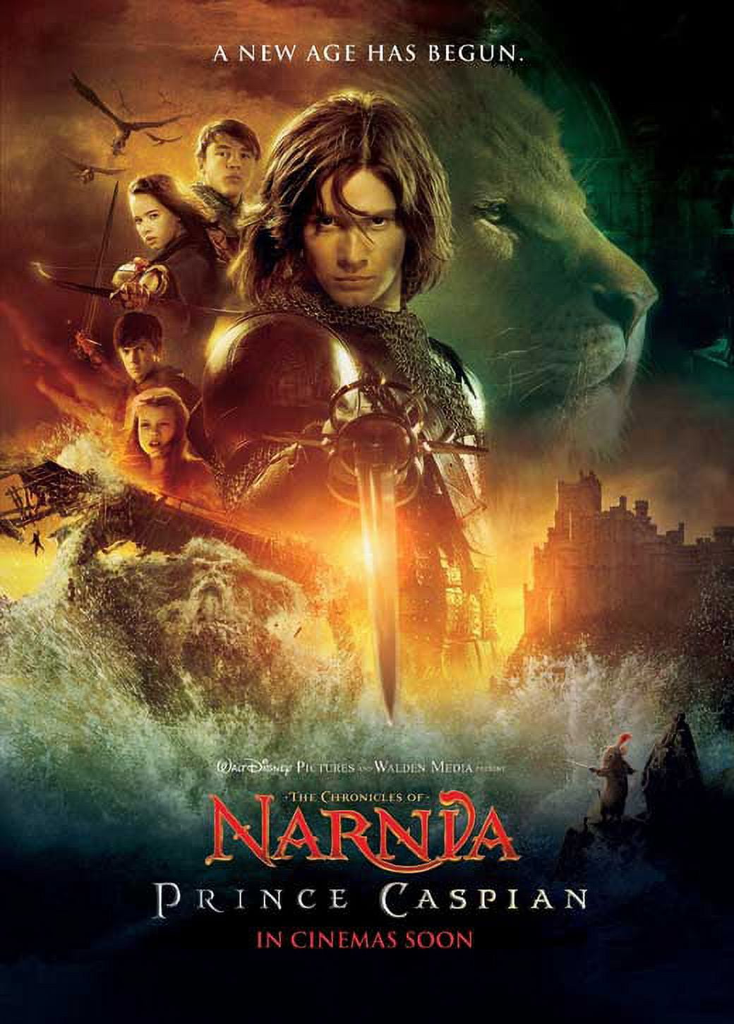 The Chronicles of Narnia Prince Caspian Movie Poster in 27x40 size.