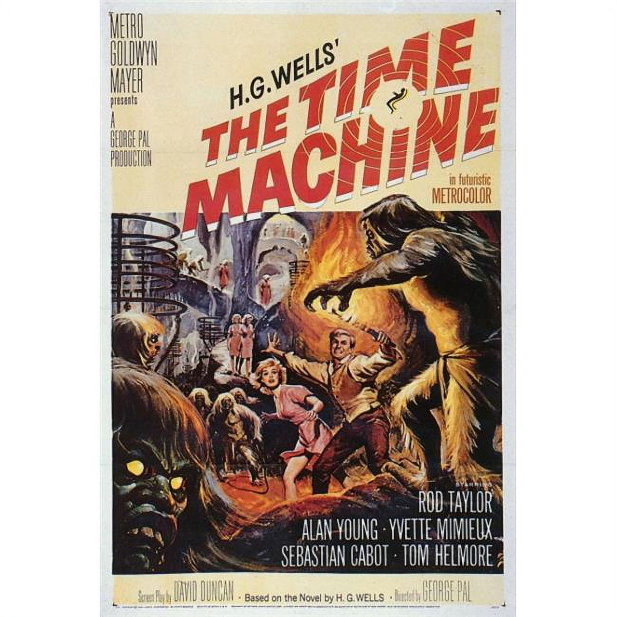 The Time Machine Movie Poster Print 27x40