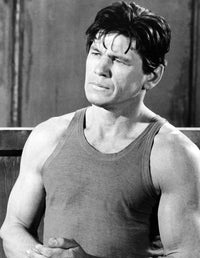 Charles Bronson iconic photo print - available in multiple sizes.