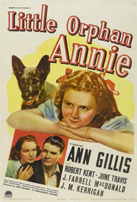 Little Orphan Annie Movie Masterprint Poster from 1938, featuring Ann Gillis, June Travis, and Robert Kent.