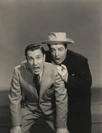 Hold That Ghost photo print featuring Bud Abbott and Lou Costello in 1941.