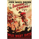 Wild West Days Movie Poster Print displaying classic western imagery.