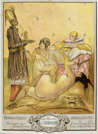 The Gluttony Poster Print from The Seven Deadly Sins series by Andre Lambert