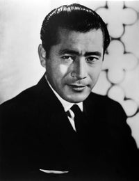 Toshiro Mifune vintage photo print from 1969, available in multiple sizes.