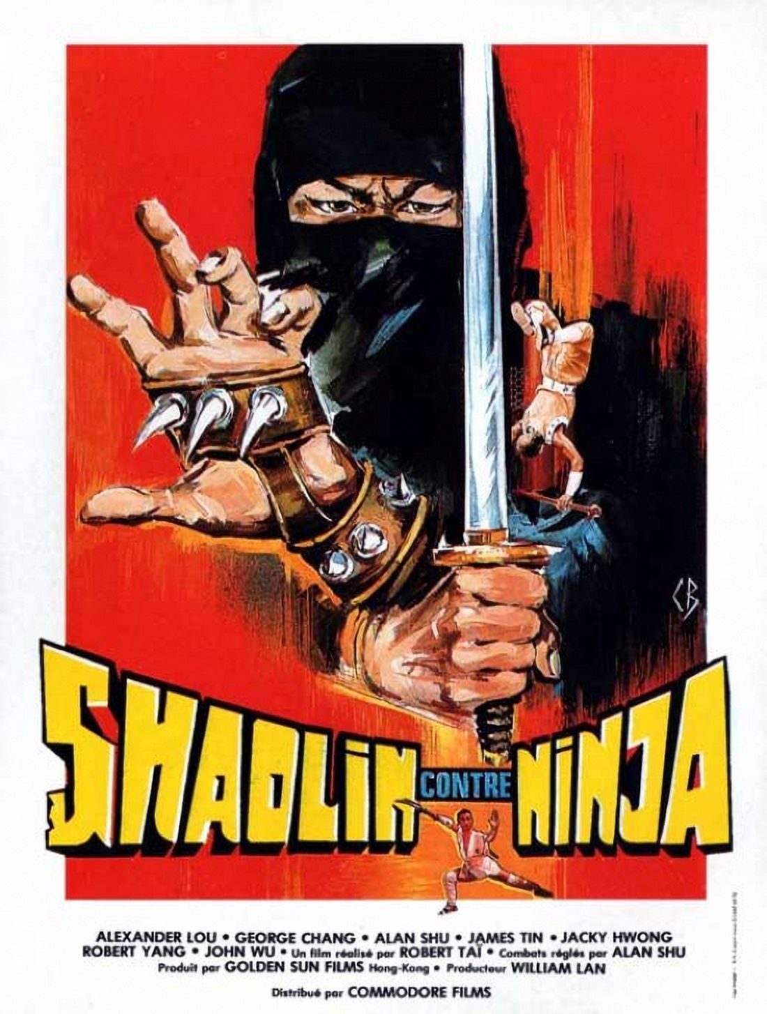 Mafia vs. Ninja Movie Poster 11x17 - Epic showdown artwork.