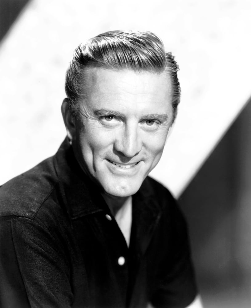 Kirk Douglas 1967 photo poster print, classic Hollywood art.